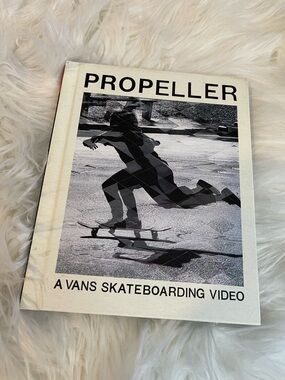 Vans Propeller Skatebook — Black & White Cover